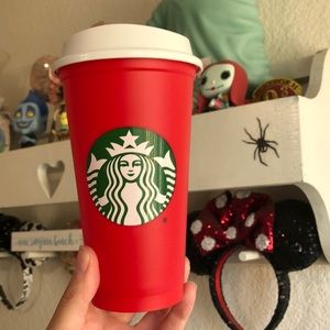 Starbucks 16OZ Reusable Red Cup
